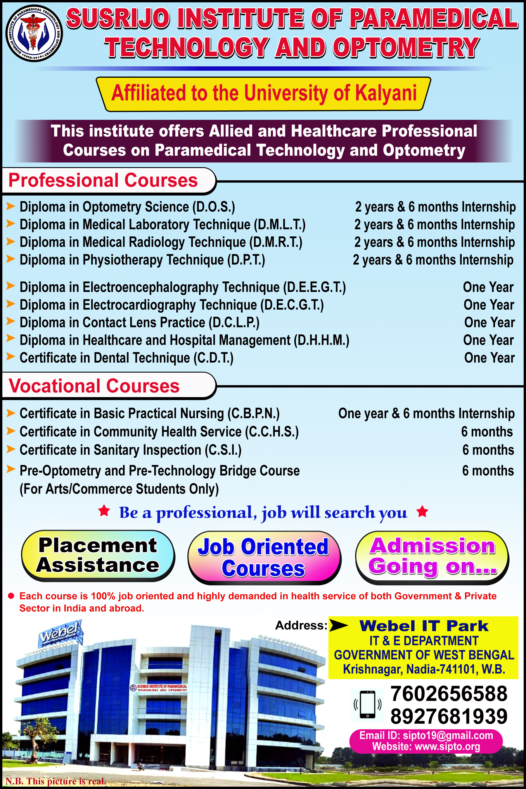 In physiotherapy diploma Diploma in