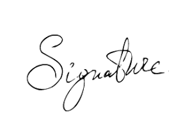 your signature scan